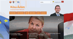 Desktop Screenshot of kosaadam.hu